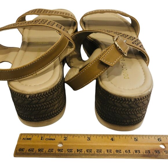 Wedge Heel Summer Sandals Dorothy Gaynor Mexico Size 25 (Size 7) - Picture 4 of 16